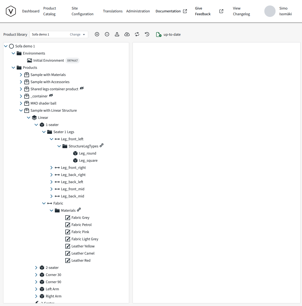 Screenshot of the Manager